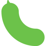 icono de pepino verde