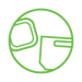 green product circle icon transparent background